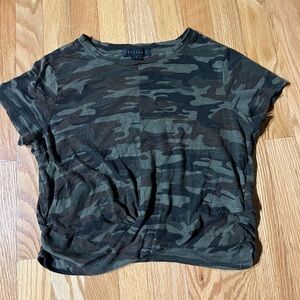 Camo Print Women's Top S